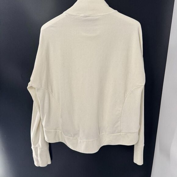 Sweaty Betty Women's Harmonise Pullover Sweatshirt Funnel Neck White L Large - Picture 6 of 7